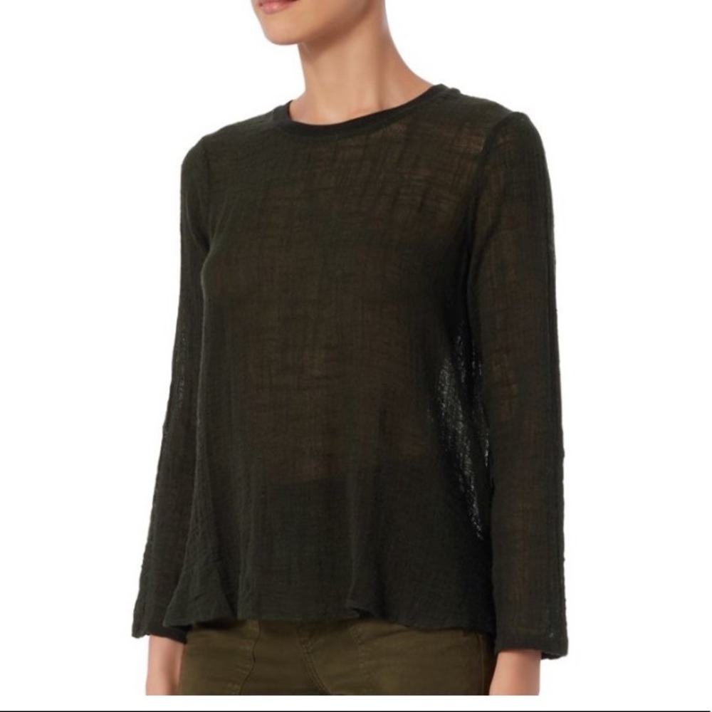 Enza Costa Gauze Trapeze Top